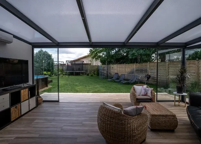 Aux Portes De L'ocean 别墅 比斯卡罗斯